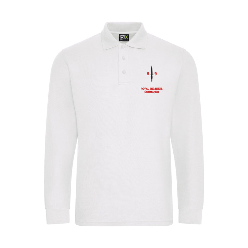 Royal Engineers 59 Commando Long Sleeve Polo Shirt