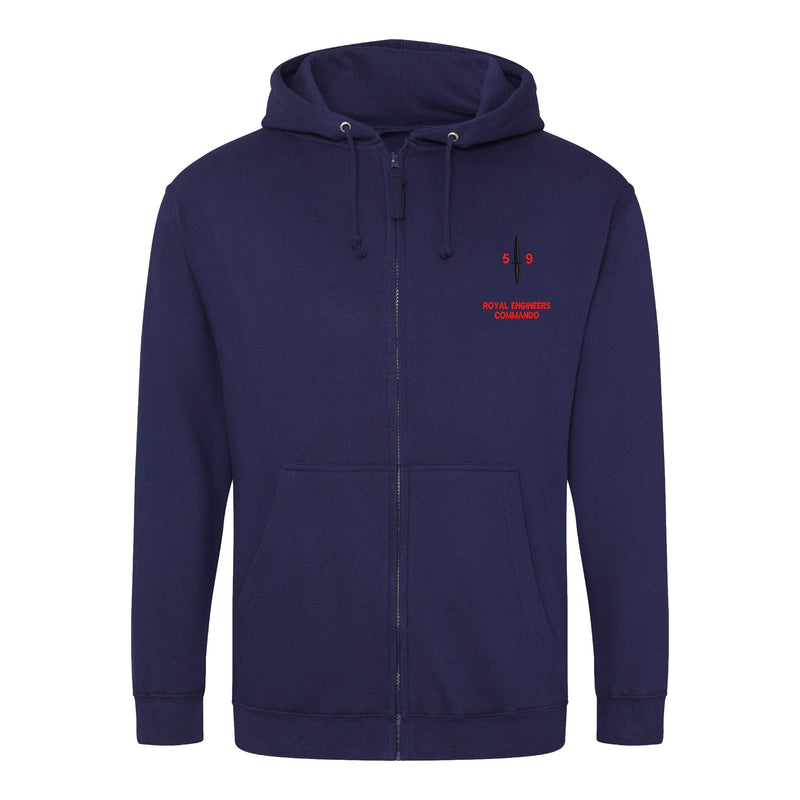 Royal Engineers 59 Commando Zipped Hoodie