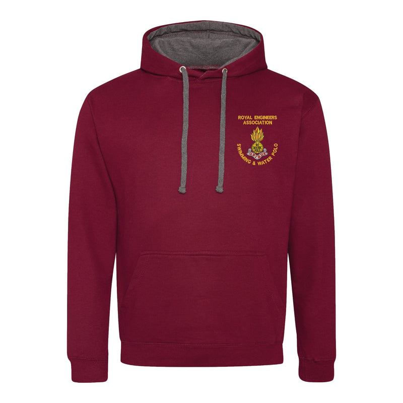 Royal Engineers Association Swimming and Water Polo Varsity Contrast Hoodie