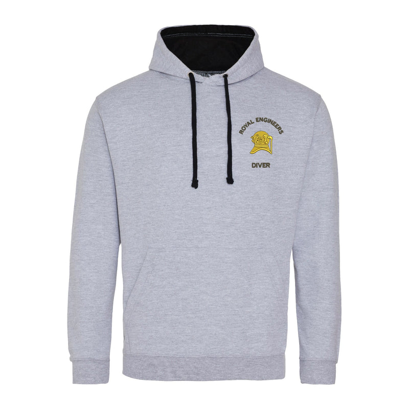 Royal Engineers Diver Varsity Contrast Hoodie