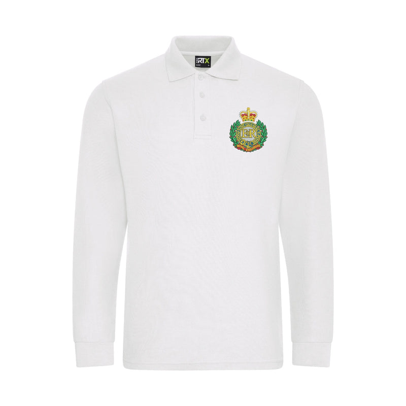 Royal Engineers Long Sleeve Polo Shirt