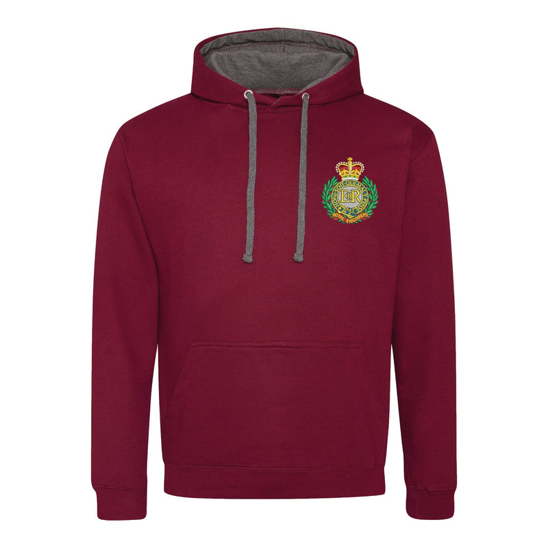Royal Engineers Varsity Contrast Hoodie