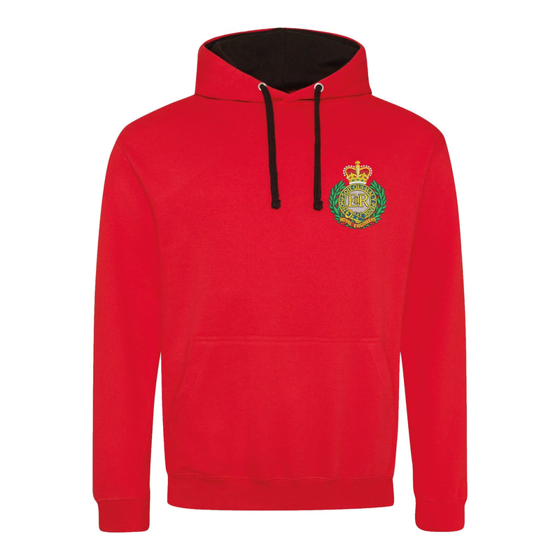 Royal Engineers Varsity Contrast Hoodie