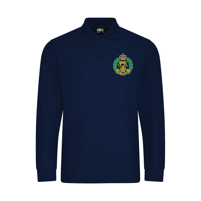Royal Hampshire Regiment Long Sleeve Polo Shirt