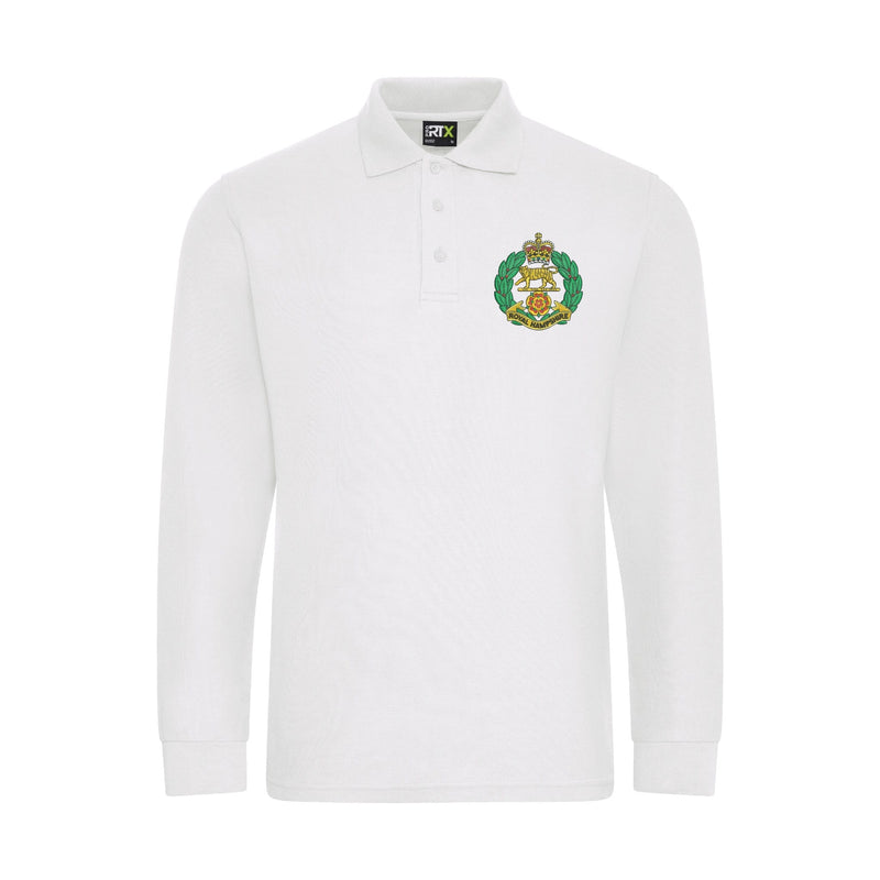 Royal Hampshire Regiment Long Sleeve Polo Shirt