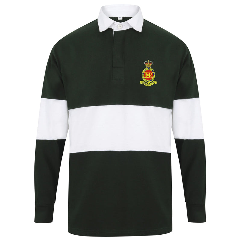 Royal Horse Artillery Long Sleeve Panelled Rugby Shirt