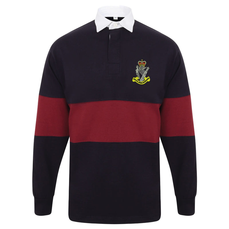 Royal Irish Rangers Long Sleeve Panelled Rugby Shirt