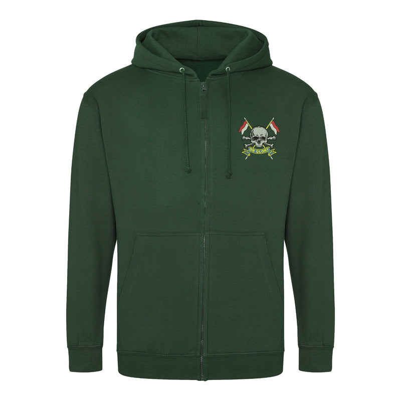 The Royal Lancers Zipped Hoodie