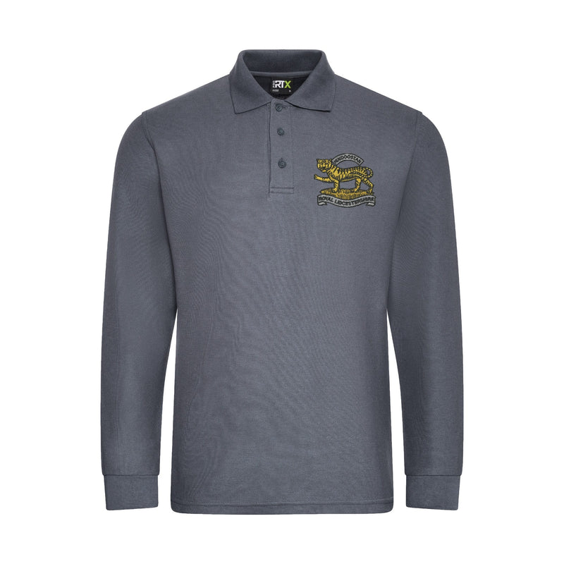 Royal Leicestershire Regiment - Tiger Long Sleeve Polo Shirt