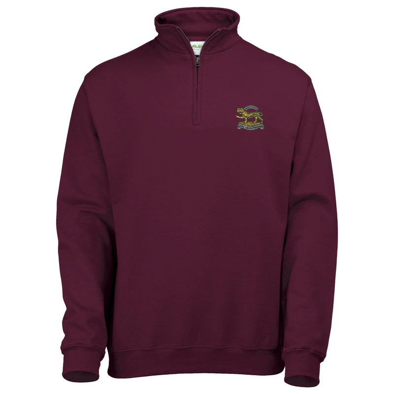 Royal Leicestershire Regiment - Tiger Quarter Zip Sweatshirt
