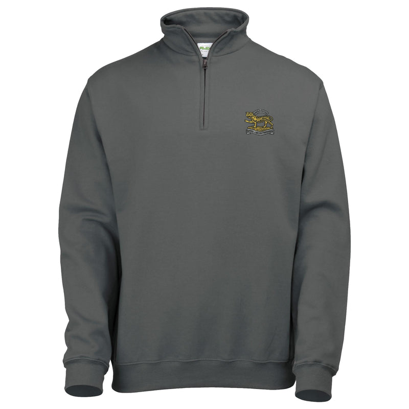 Royal Leicestershire Regiment - Tiger Quarter Zip Sweatshirt