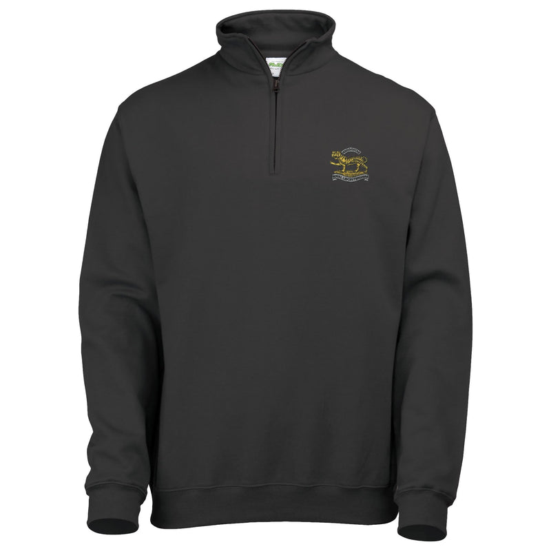 Royal Leicestershire Regiment - Tiger Quarter Zip Sweatshirt