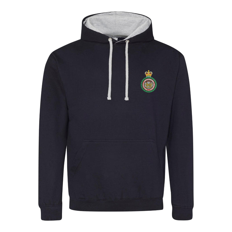 Royal Leicestershire Regiment - Wreath Varsity Contrast Hoodie