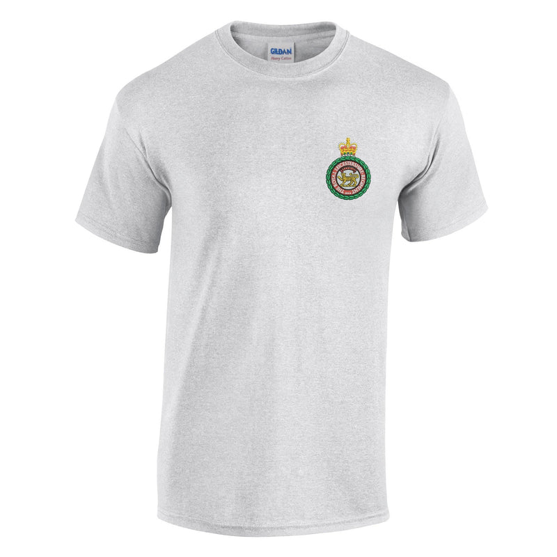 Royal Leicestershire Regiment - Wreath Cotton T-Shirt