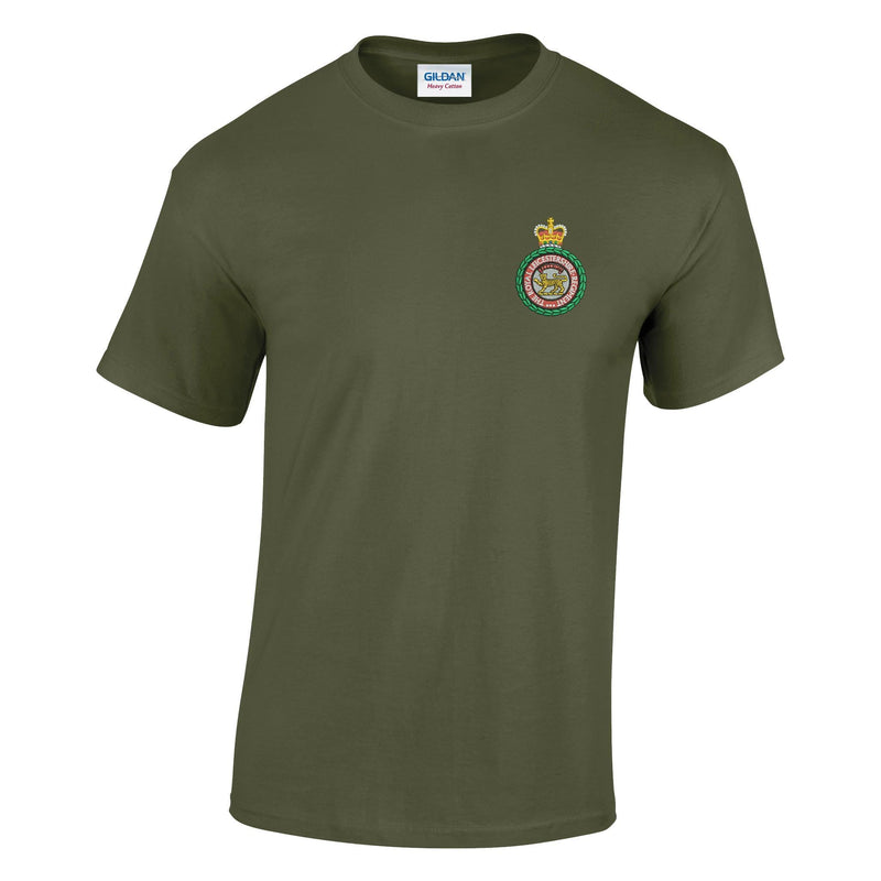 Royal Leicestershire Regiment - Wreath Cotton T-Shirt