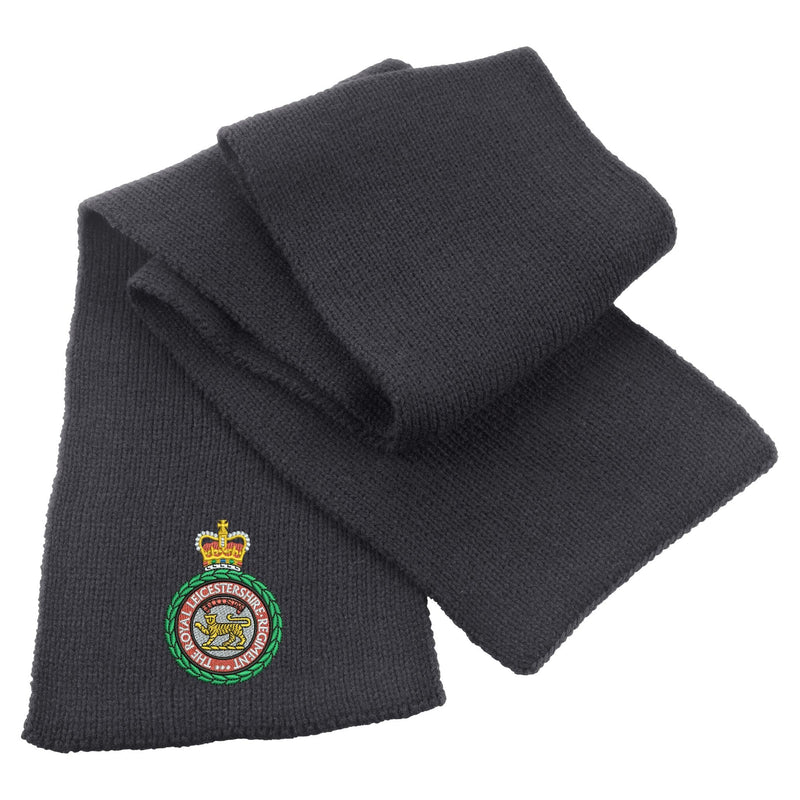 Royal Leicestershire Regiment - Wreath Heavy Knit Scarf