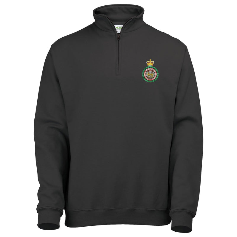 Royal Leicestershire Regiment - Wreath Quarter Zip Sweatshirt