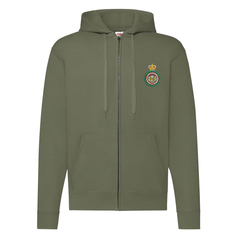 Royal Leicestershire Regiment - Wreath Zipped Hoodie