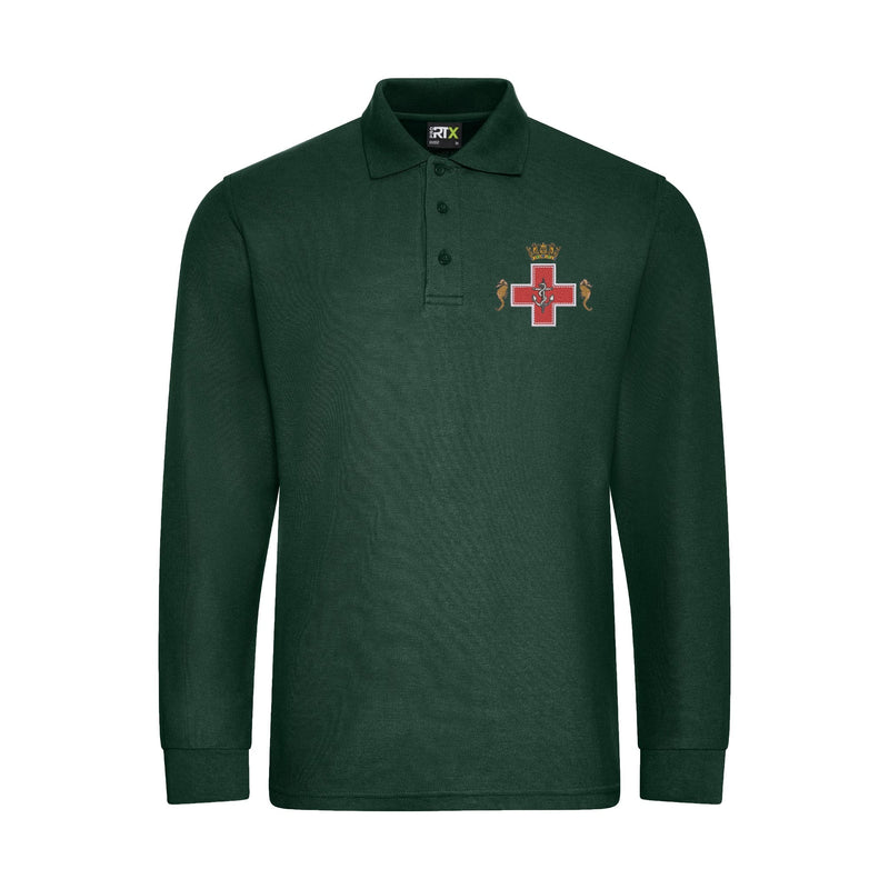 Royal Marines Medical Long Sleeve Polo Shirt