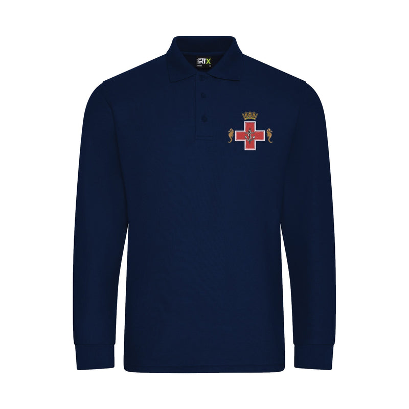 Royal Marines Medical Long Sleeve Polo Shirt