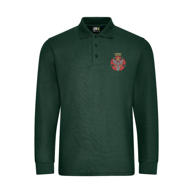 Royal Mercian and Lancastrian Yeomanry Long Sleeve Polo Shirt