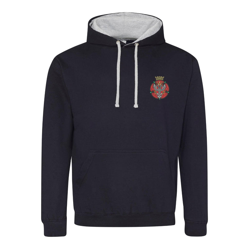Royal Mercian and Lancastrian Yeomanry Varsity Contrast Hoodie