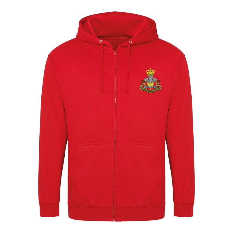Royal Monmouthshire Royal Engineers Zipped Hoodie