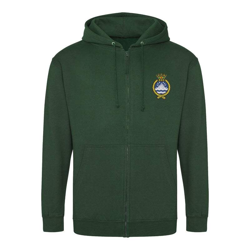 Royal Naval Auxiliary Service (RNXS) Zipped Hoodie