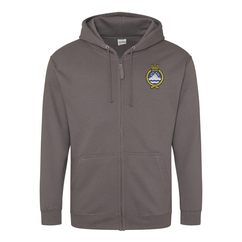 Royal Naval Auxiliary Service (RNXS) Zipped Hoodie