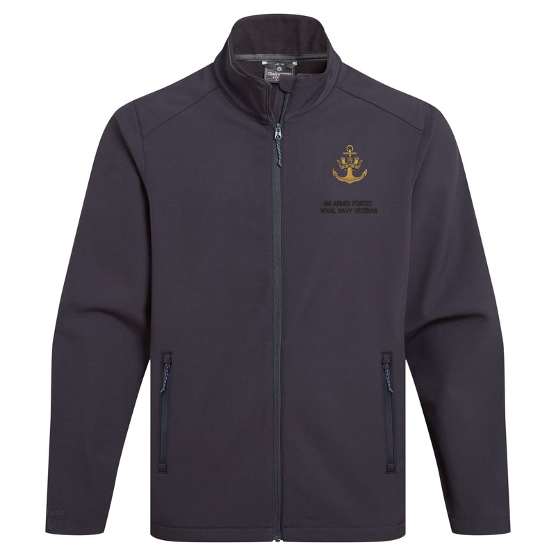 Royal Navy Anchor Armed Forces Veteran Craghoppers Basecamp Softshell