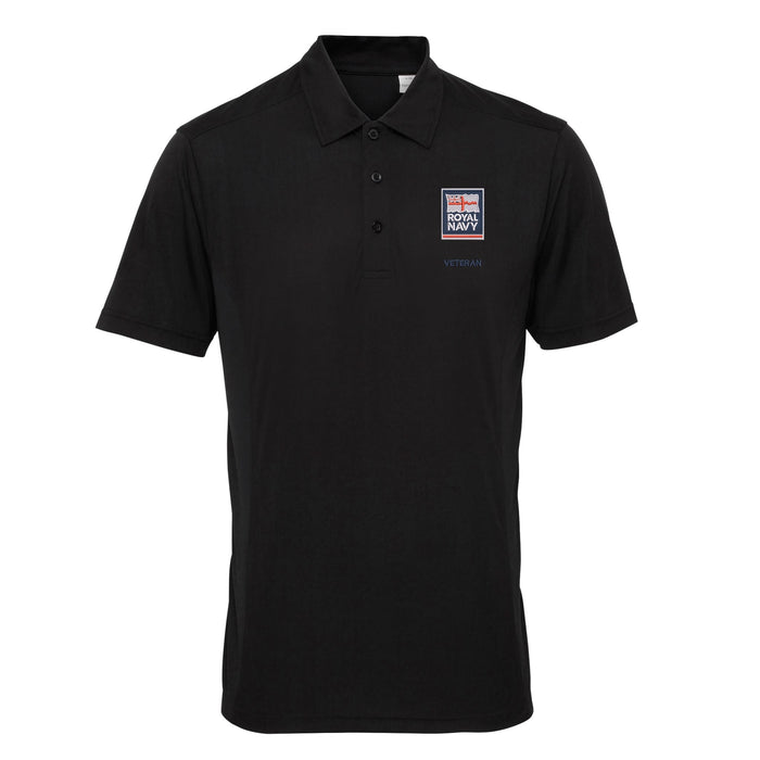 Royal Navy - Flag - Armed Forces Veteran Activewear Polo