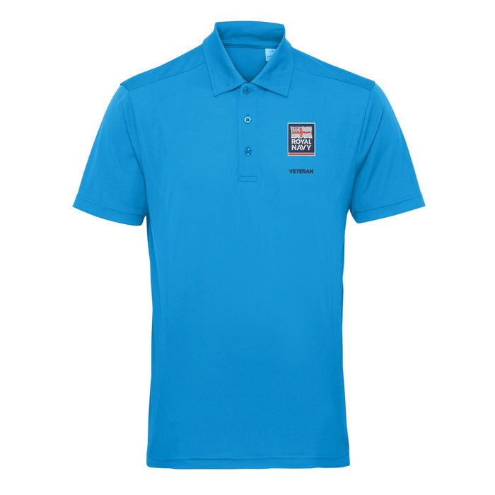 Royal Navy - Flag - Armed Forces Veteran Activewear Polo