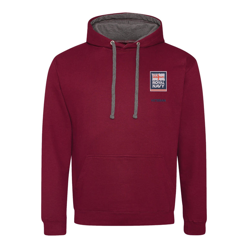 Royal Navy - Armed Forces Veteran Varsity Contrast Hoodie