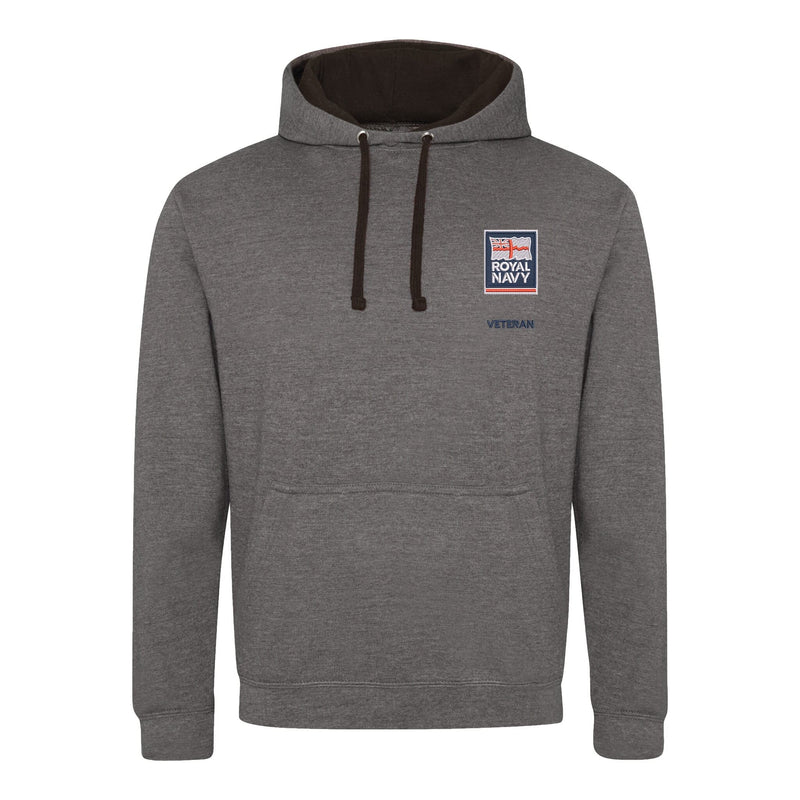 Royal Navy - Armed Forces Veteran Varsity Contrast Hoodie