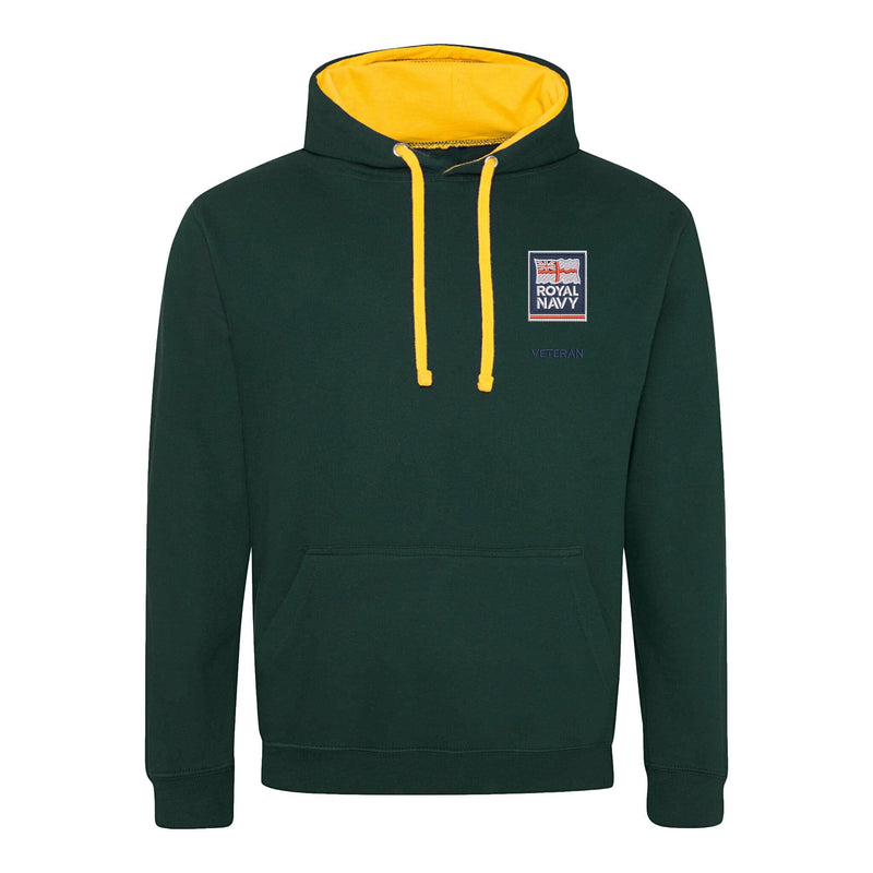 Royal Navy - Armed Forces Veteran Varsity Contrast Hoodie