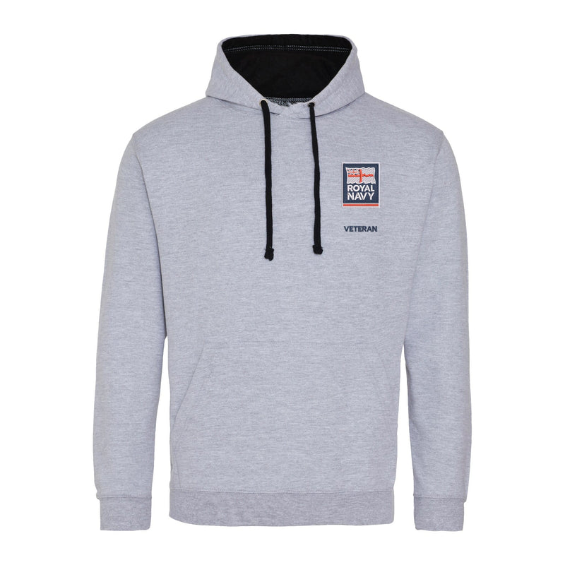 Royal Navy - Armed Forces Veteran Varsity Contrast Hoodie