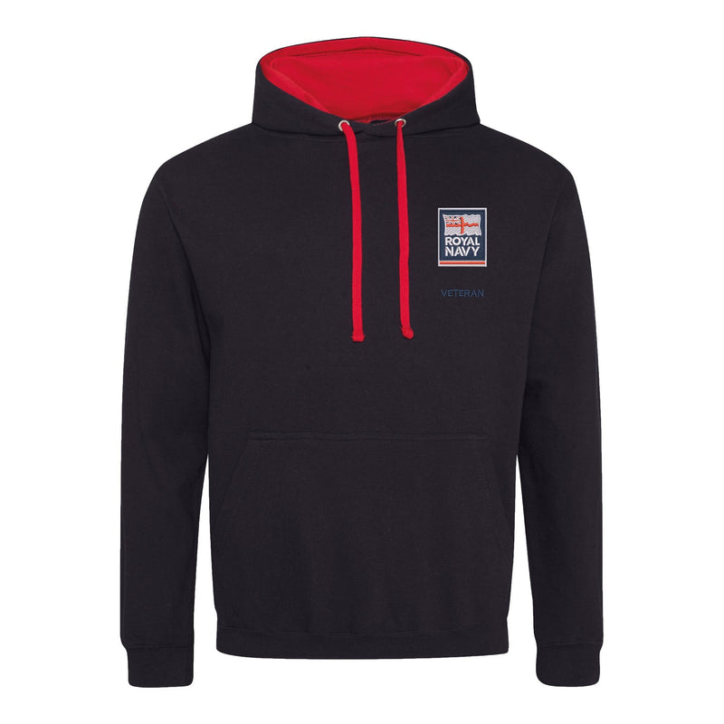 Royal Navy - Armed Forces Veteran Varsity Contrast Hoodie