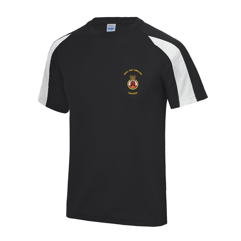 Royal Navy Gibraltar Squadron Contrast Polyester T-Shirt