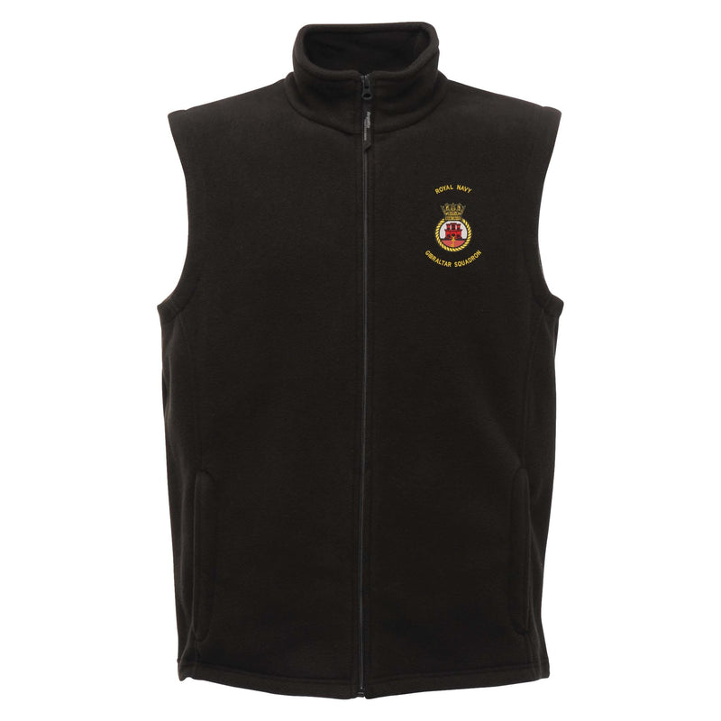 Royal Navy Gibraltar Squadron Regatta Fleece Bodywarmer