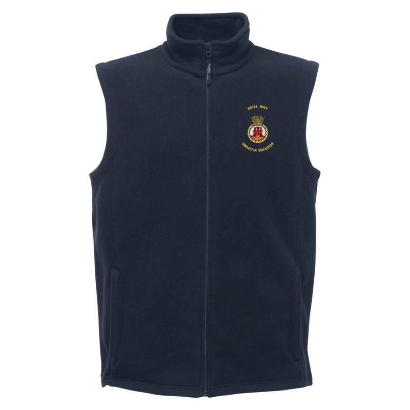 Royal Navy Gibraltar Squadron Regatta Fleece Bodywarmer