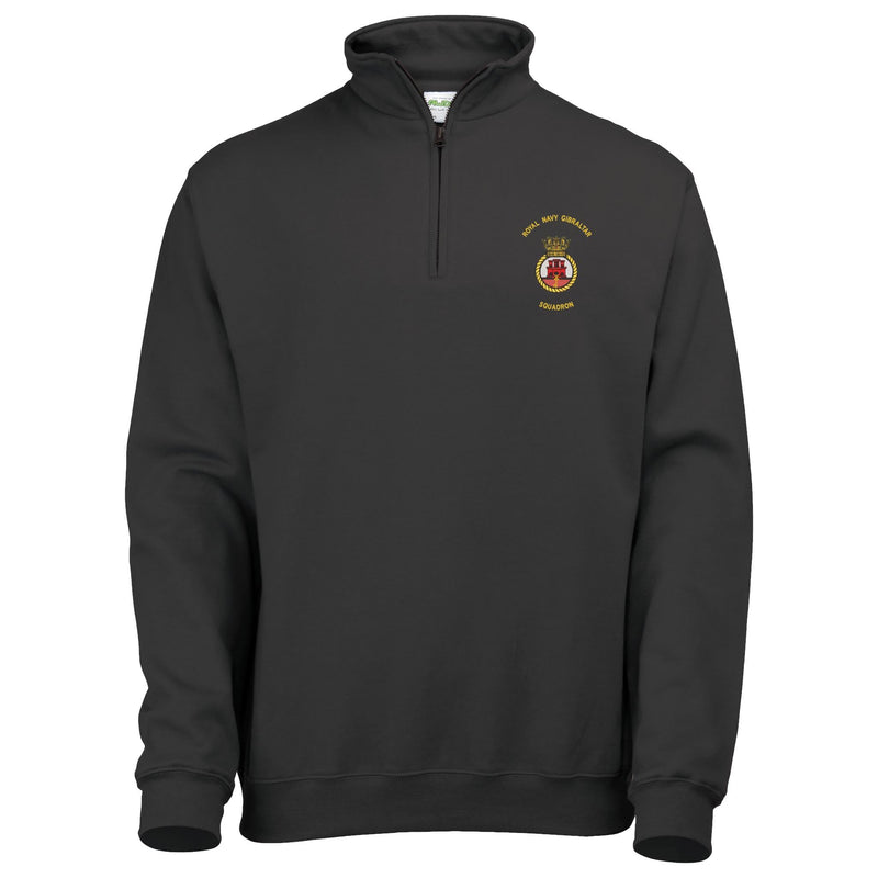Royal Navy Gibraltar Squadron Quarter Zip Sweatshirt