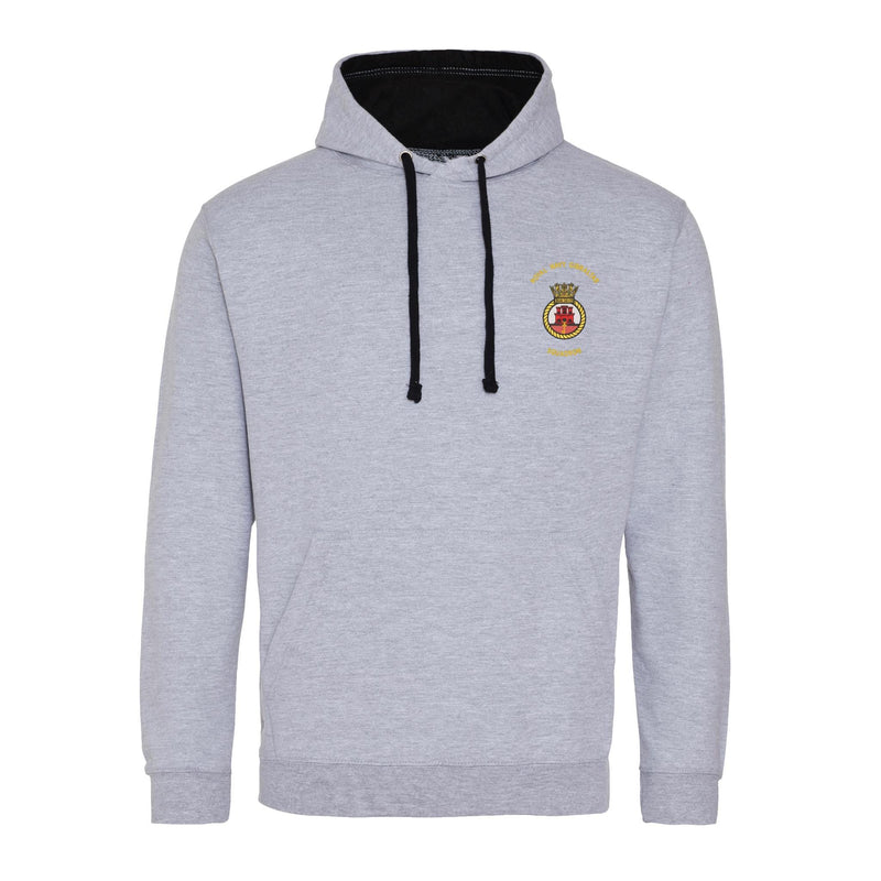 Royal Navy Gibraltar Squadron Varsity Contrast Hoodie
