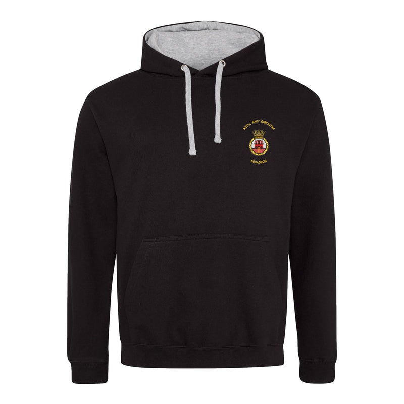 Royal Navy Gibraltar Squadron Varsity Contrast Hoodie