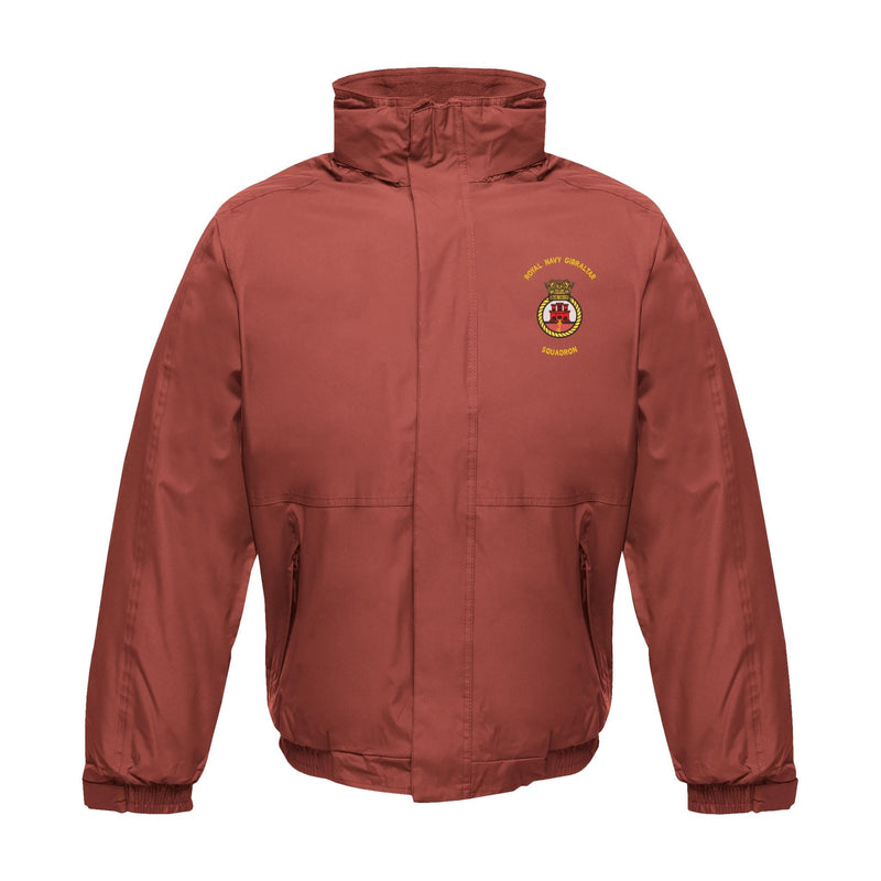 Royal Navy Gibraltar Squadron Regatta Waterproof Jacket With Hood