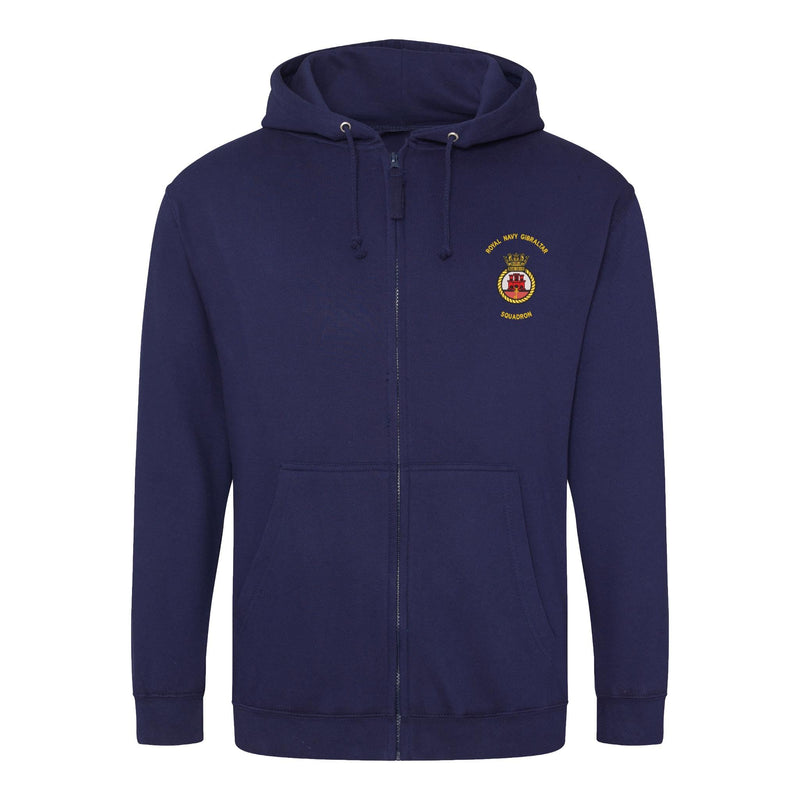 Royal Navy Gibraltar Squadron Zipped Hoodie