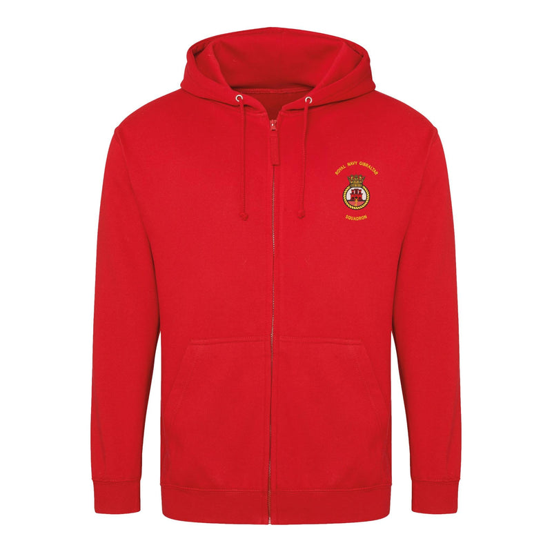 Royal Navy Gibraltar Squadron Zipped Hoodie