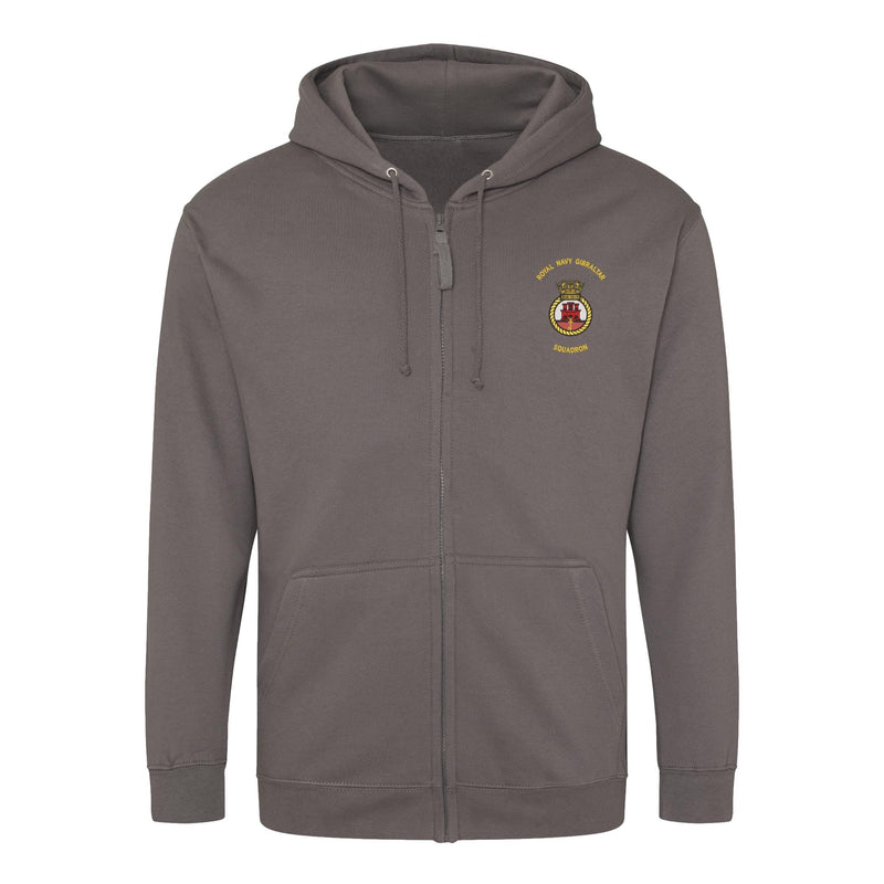 Royal Navy Gibraltar Squadron Zipped Hoodie