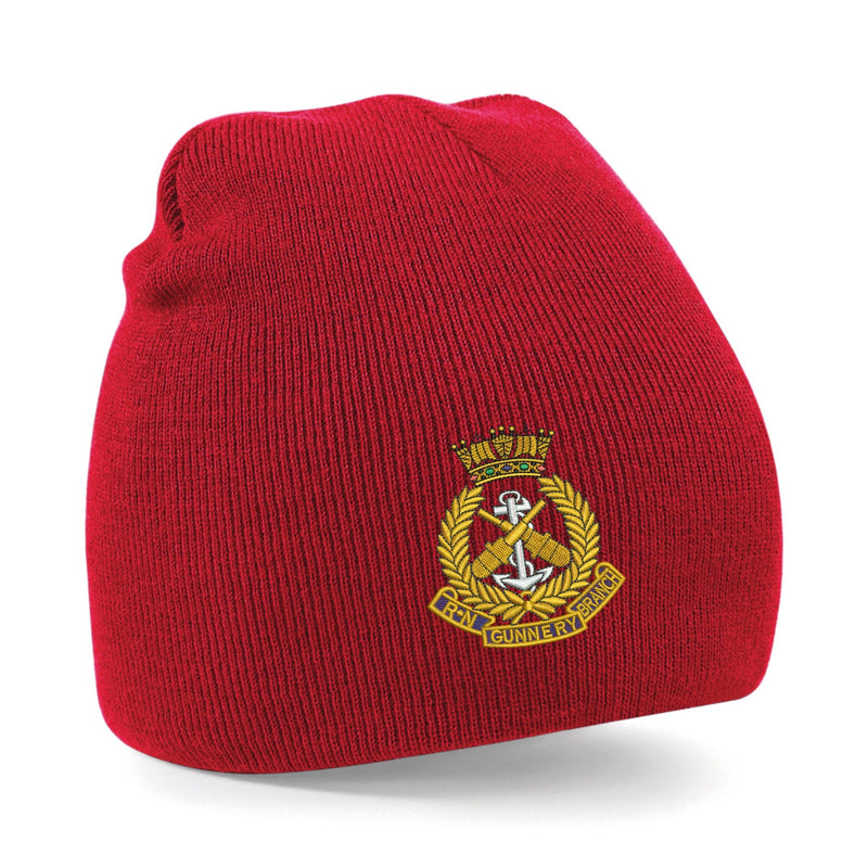 Royal Navy Gunnery Branch Beanie Hat