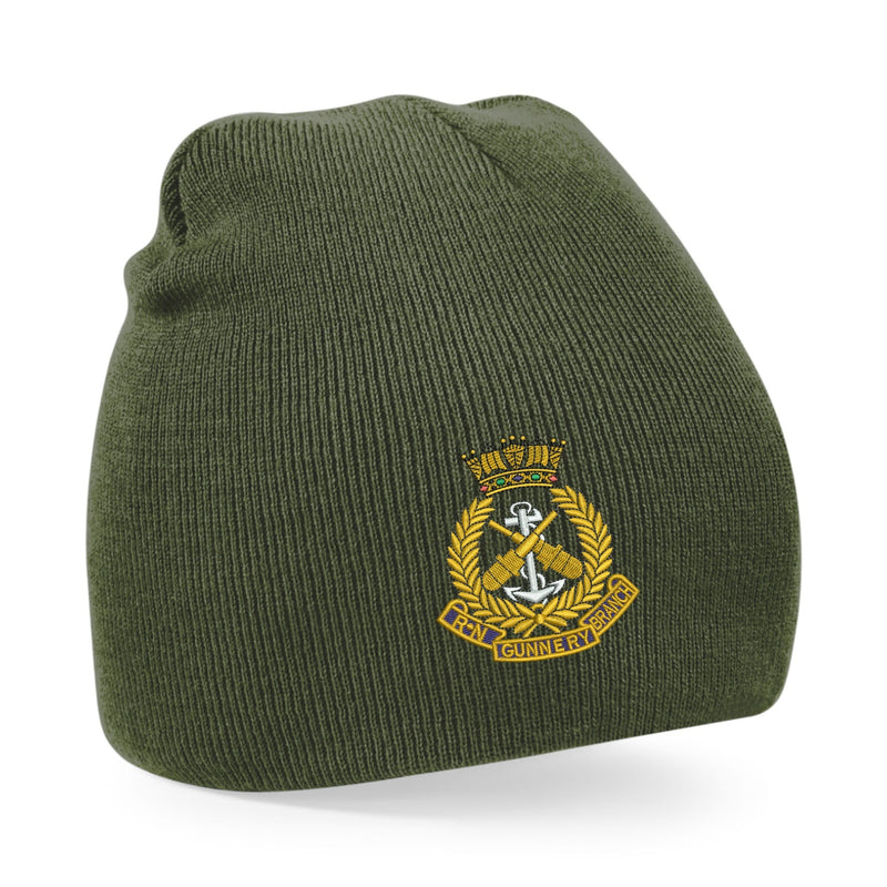 Royal Navy Gunnery Branch Beanie Hat