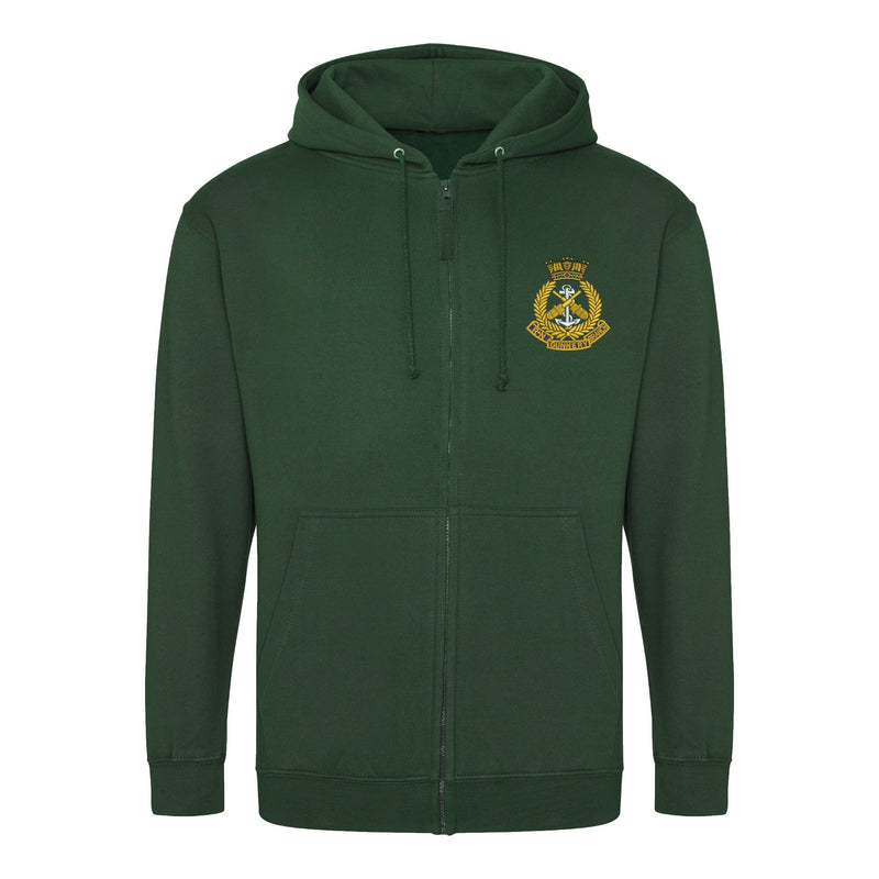 Royal Navy Gunnery Branch Zipped Hoodie